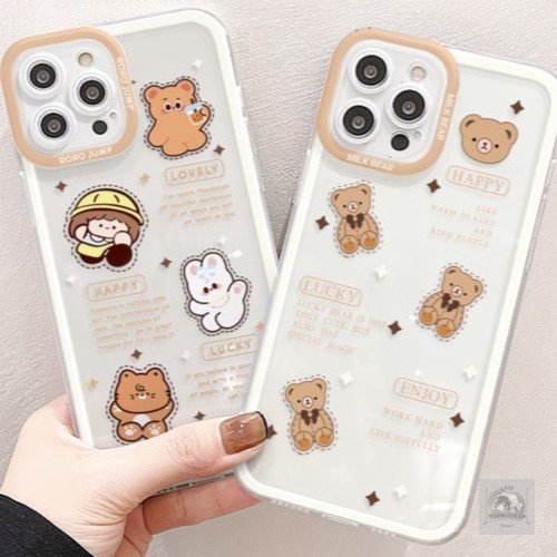 Ốp gấu trong suốt mini