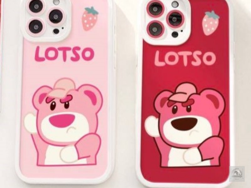 Ốp gấu màu đỏ Lotso