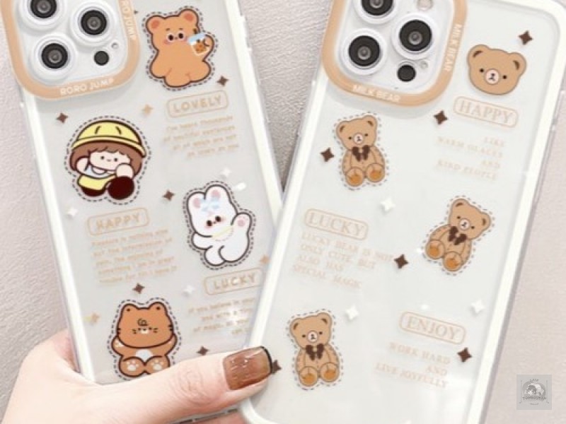Ốp gấu trong suốt mini