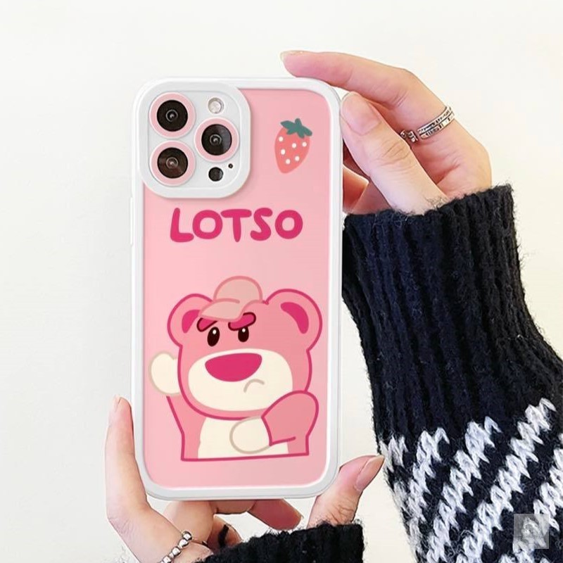 Ốp gấu màu đỏ Lotso