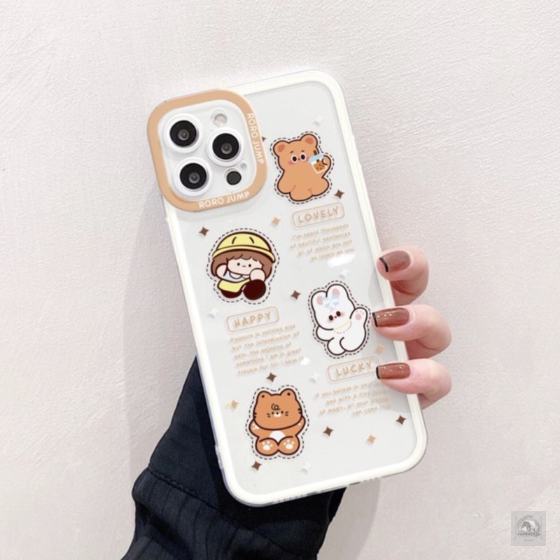 Ốp gấu trong suốt mini